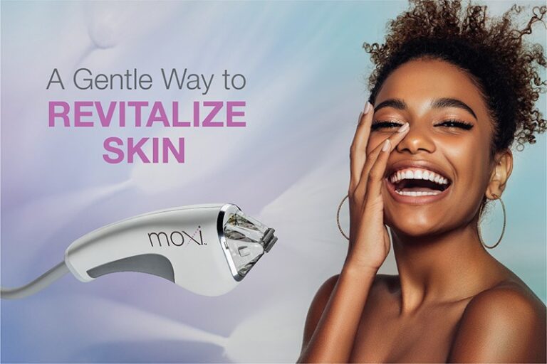 Moxi laser by Sciton revitalizes skin.