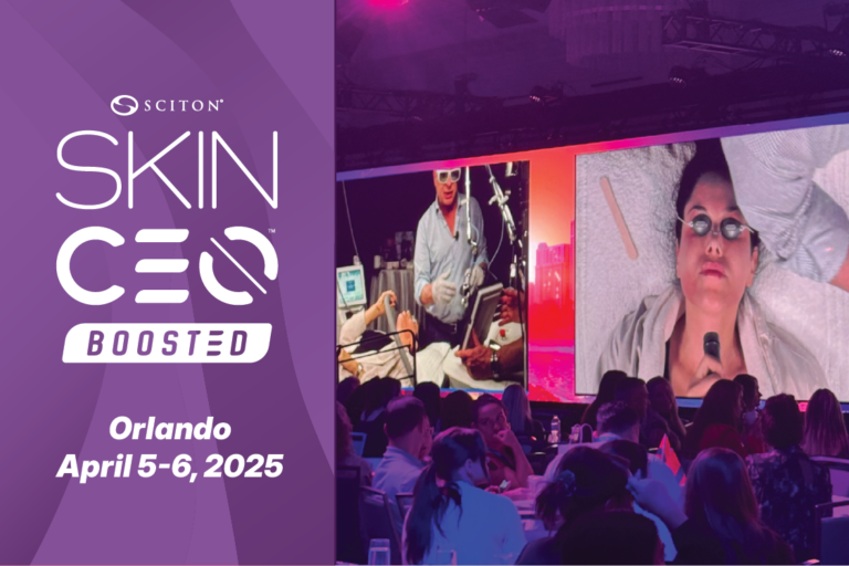 Skin CEO: Boosted Orlando ScitonStaX simulcast treatment.