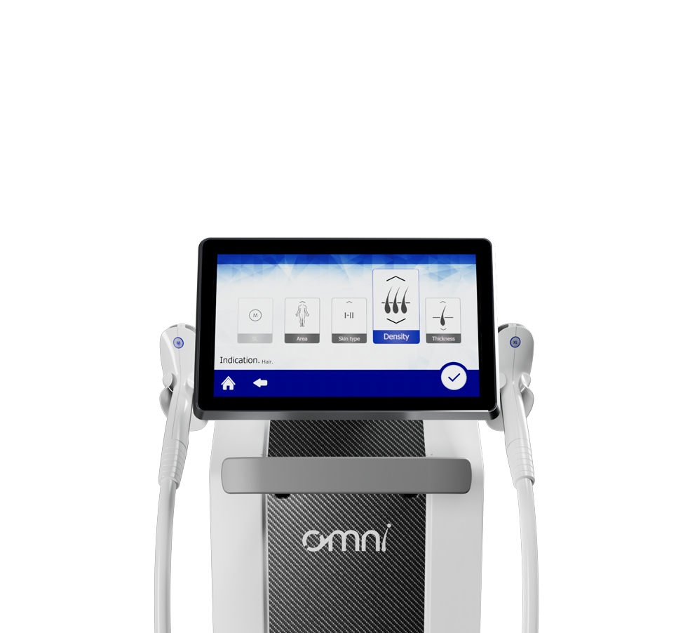 Cropped image of Sciton OMNI hair removal system