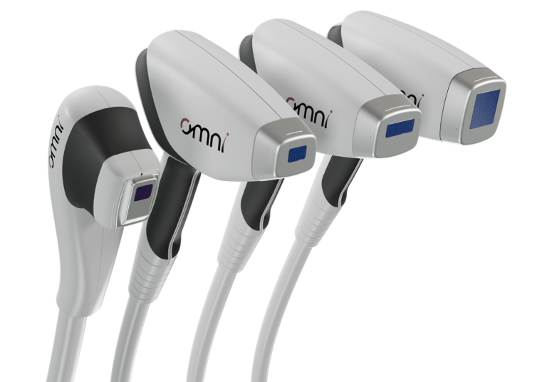 Sciton OMNI selection of four hair removal handpieces