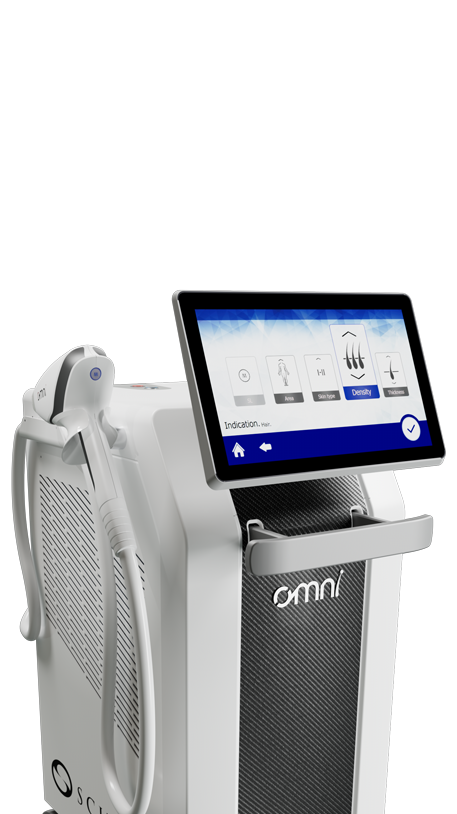 Sciton OMNI cropped image of hair removal system