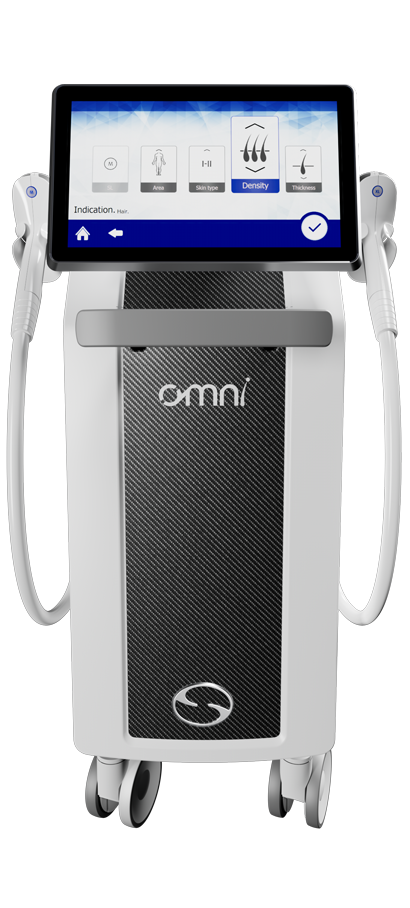 Cropped Sciton OMNI hair removal system